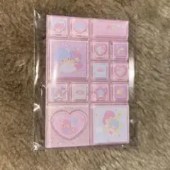 値下げ！サンリオ トレーディングミニタイルシール キキララ リトルツインスターズ