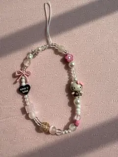 ハローキティ スマホストラップ 可愛いデザイン