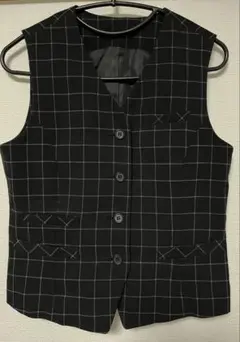 事務服 チェックベスト 11号