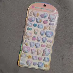 ハローキティ コットンパフィーシール
