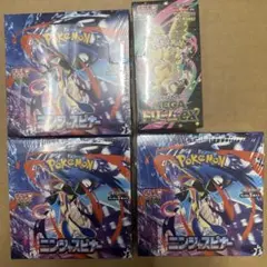 ポケモンカードゲーム ニンジャスピナー3BOX、メガドリームex1BOX