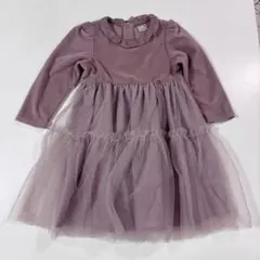 petit main☆ベロアチュールワンピース♪