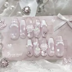 【 オーダーページ 】 ネイルチップ ホイップ 量産型♡