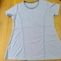 速乾　トレーニングTシャツ 　カットソー　ジム　LLサイズ　ラベンダーカラー