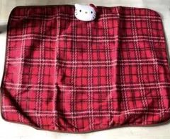 【レア❣️】ハローキティ ブランケット 2003 チェック 赤
