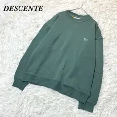 デサント トレーナー スウェット L グリーン NCAA ヴィンテージ レトロ