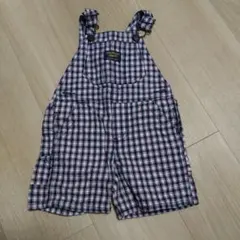 OshKosh B'gosh チェック柄オーバーオール