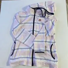 ellesse ストライプフード付きジャケット