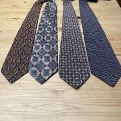 ネクタイまとめ売り　4点　AldoRicci他