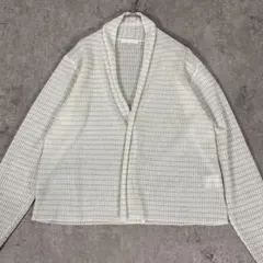コムサマチュア リネン混 シアーニットカーディガン ラメ糸使用のサムネイル