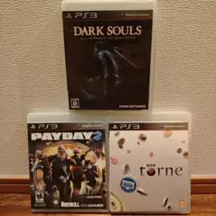【ジャンク】PS3 ソフト 3本セット DARK SOULS 他