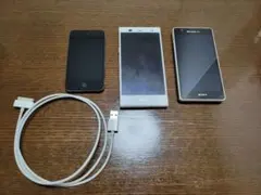 スマホ2台＋iPod1台　3台まとめ売り F-01H SO-04E ジャンク