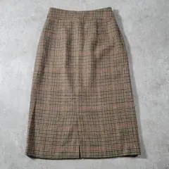 【美品】SENSE OF PLACE 千鳥格子 タイトスカート M