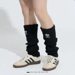 adidas レッグウォーマー IY4104 ブラック ルーズソックス