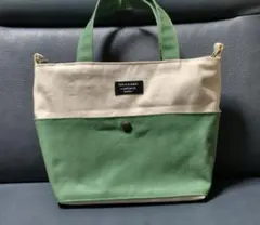 2wayミニトート　帆布　ハンドメイド