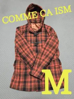 [COMME CA ISM] タータンチェック柄 ダッフルコート (M)のサムネイル