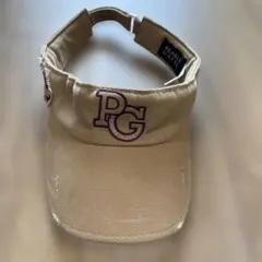 PEARLY GATES ベージュ バイザー