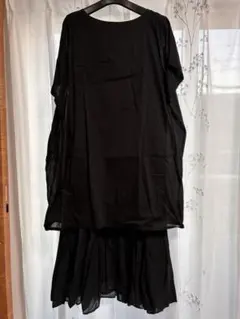 niko and... 黒ワンピース　ノースリーブ