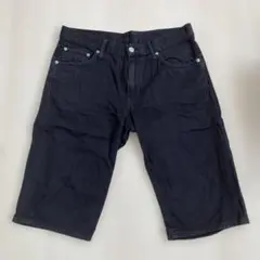 UNIQLO オールド　ネイビー ショートパンツ　コットン　古着