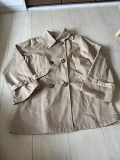 GLOBAL WORK ベージュコート キッズ XL（120〜130cm相当）