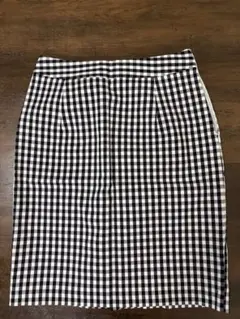 NATURAL BEAUTY BASIC ギンガムチェック タイトスカートのサムネイル