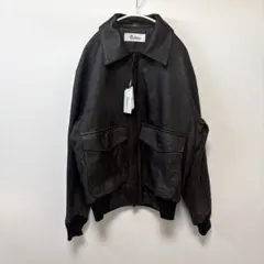 ▪️トゥモローランド edition クラッシュレザー A-2ジャケット 未使用