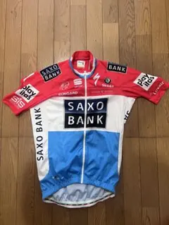 サクソバンク　ルクセンブルクチャンピオンジャージ　サイクルジャージ　Mのサムネイル