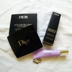 Diorスキンルージュブラッシュフェイスパウダー287 リップバター102セット