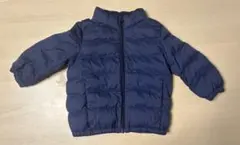 ユニクロ　ネイビー ダウンコート　90
