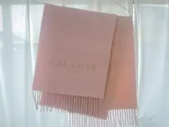 COACH ピンク ロゴ マフラーのサムネイル