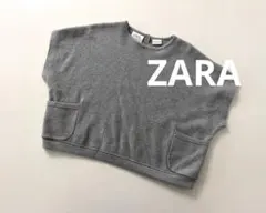 ZARAザラベビー薄手ニットトップス 重ね着カットソーショート丈8090cm