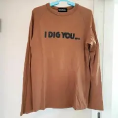 ヒステリックグラマー　90年代　 長袖Tシャツ ブラウン