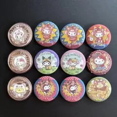 メロクロ展 マイメロディ・クロミ アニバーサリー ピンバッジセット