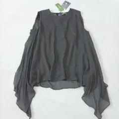 未使用【DAMA collection 】シルク シフォン シャツブラウス 15