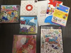 パラッパラッパー1 2 ウンジャマラミー　プレイステーション　匿名配送　送料無料