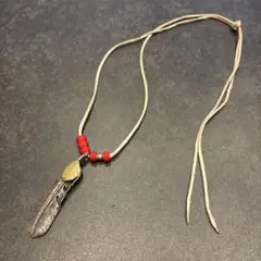 上金ハート特大フェザー革紐組み【キムタク着用モデル】