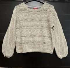 earth music&ecology ニットセーター 長袖 グレー F