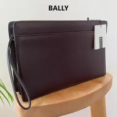 ☆新品・未使用☆　BALLY バリー　バーガンディ レザー クラッチ バッグ