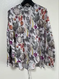 marble SUD ピンクグレー ブラウス チュニック 灯台 ストリングSH 02FM002083 | marble SUD (Women