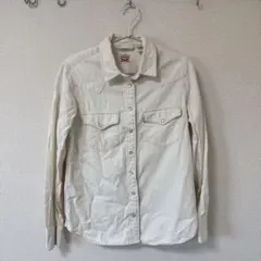 Levi Strauss & Co. デニムシャツ XS ホワイト リーバイスのサムネイル