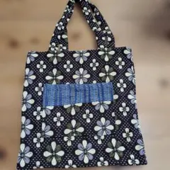 花柄 トートバッグ 手提げ袋 バッグ カバン ハンドメイド
