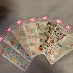 シール　グリッターシールセット　キラキララメシール