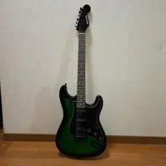美品 SELDER ストラトタイプ グリーンサンバースト エレキギター