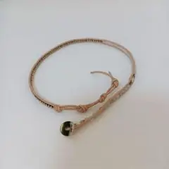 【美　品】CHANLUU／チャンルウー 　アクセサリー ブレスレット ベージュ