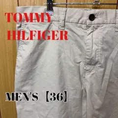TS142　TOMMY HILFIGER　ショートパンツ【メンズ36】グレー系