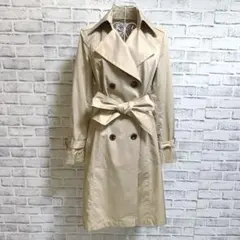 【Pinky&Dianne】リボン　ベージュ　トレンチコート　スプリングコート