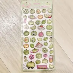 inamazy 3D embossed sticker ぷっくり シール　緑