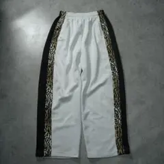 00s y2k archive バギートラックパンツ レオパード 平成ギャル