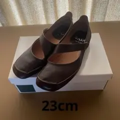 SAYA 　本革　レザー　フラットシューズ　23cm