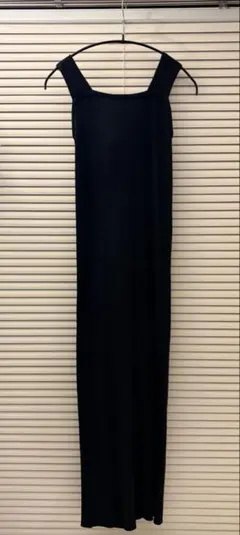 美品✨《AEWEN MATOPH》リブニットコンビワンピース 黒 36 - メルカリ
